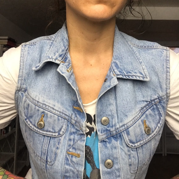 Vintage GAP Denim Vest - B6 - Picture 4 of 6